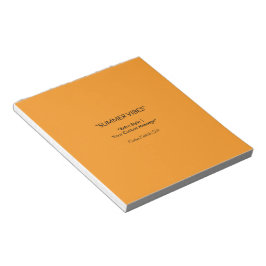 Retro Orange Texture – Summer Vibes Art ノートパッド