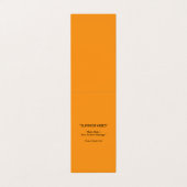 Retro Orange Texture – Summer Vibes Art 名刺 (外部フラット)