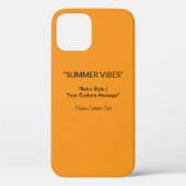 Retro Orange Texture – Summer Vibes Art Case-Mate iPhoneケース (裏面)