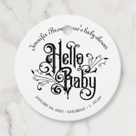 Retro Ornament Horror Gothic Baby フェイバータグ