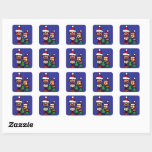 Retro ornaments スクエアシール<br><div class="desc">We designed various products with illustrations of cute retro Japanese Christmas ornaments.
Feel the retro Japanese Christmas atmosphere.
The visuals are nostalgic yet new.
These designs can be enjoyed by both children and adults.</div>