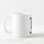 Retro Owl Sleepy Wisdom White Mug コーヒーマグカップ (左)