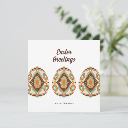 Retro Painted Easter Egg  シーズンカード (スタンド正面)