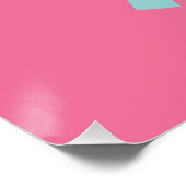 Retro Palm Springs Aesthetic Travel Art Print ポスター (コーナー)