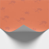 Retro Palm Springs Cactus in Earthy Colours  ラッピングペーパー (角)