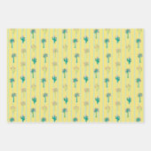 Retro Palm Springs Wrapping Paper Set 4 ラッピングペーパーシート (正面)