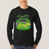 Retro Paradise Island Spring Break Tシャツ (正面)
