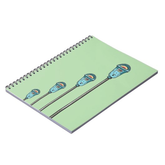 Retro parking meter ノートブック (左側)