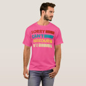 Retro Parkour Sorry Cant Parkour Bye Funny Parkour Tシャツ (正面フル)