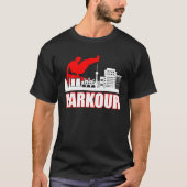Retro Parkour Sport Climbing Bouldering Parkour Tシャツ (正面)