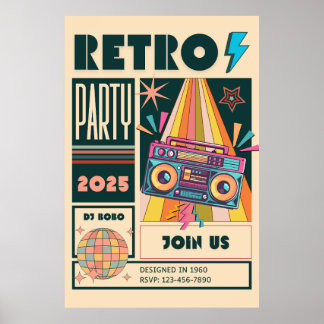 RETRO PARTY ポスター