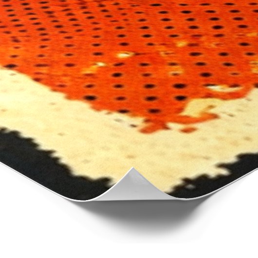 Retro Pasta Poster – “Pasta Fixes Most Problems” K ポスター (角)