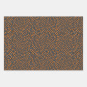 Retro pastel boho wrapping paper for Christmas ラッピングペーパーシート (正面3)