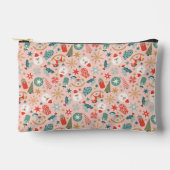 Retro Pastel Christmas  アクセサリーポーチ (正面)