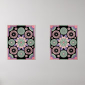 Retro Pastel Floral Mandala Symmetry (正面)