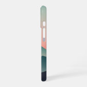 Retro Pastel Mountain Dawn iPhone 16ケース (左側面)