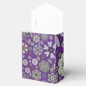 Retro Pastel Pink Purple Floral Seamless Pattern フェイバーボックス (オープン)