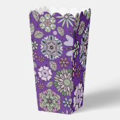 Retro Pastel Pink Purple Floral Seamless Pattern フェイバーボックス (裏面)