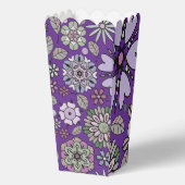 Retro Pastel Pink Purple Floral Seamless Pattern フェイバーボックス (正面)