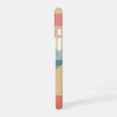 Retro Pastel Planet on Blocks iPhone 16ケース (左側面)