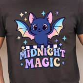 Retro Pastelcore Cute Halloween Bat & Checkerboard トライブレンドＴシャツ