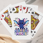 Retro Pastelcore Cute Halloween Bat & Checkerboard トランプ