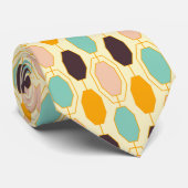 Retro Pattern 60s Graphic – Elegant Fashion ネクタイ (ロール)