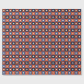 Retro pattern Card Game suit ラッピングペーパー (フラット)