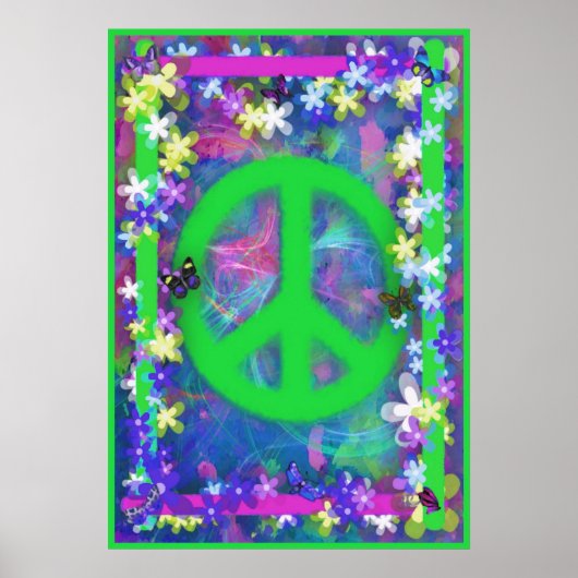 Retro Peace Poster III ポスター (正面)