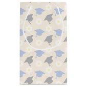 Retro Peach Graduation スモールペーパーバッグ (裏面)