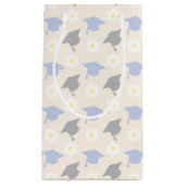 Retro Peach Graduation スモールペーパーバッグ (正面)