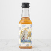 Retro Peach Graduation リキュールボトルラベル (正面)