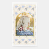 Retro Peach Graduation Announcement (正面)