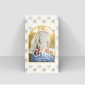 Retro Peach Graduation Name Card 名刺