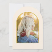 Retro Peach Graduation Party 招待状 (裏面)