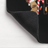 Retro Pediatrics Christmas Lights Reindeer Peds Nu マウスパッド (コーナー)