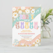 Retro Peeps Birthday Invitation 招待状 (スタンド正面)