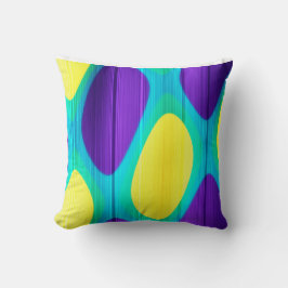 Retro Persian Carpet Peacock Feather Pattern  クッション