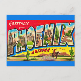 Retro Phoenix Arizona Postcard ポストカード