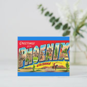 Retro Phoenix Arizona Postcard ポストカード (スタンド正面)