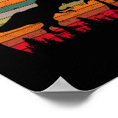 Retro Pi Day 3.14 Dinosaur Funny Pi Day Math Toddl ポスター (角)