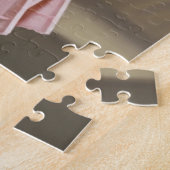 Retro Pin-up Girl with Cowboy hat ジグソーパズル (側面)