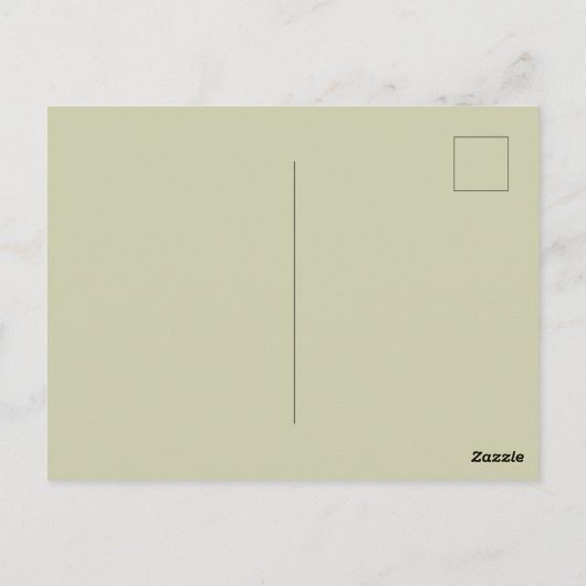 Retro Pin-Up Office Chic ポストカード (裏面)