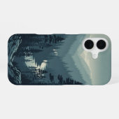 Retro Pine Valley iPhone 16ケース (裏面横)