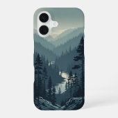 Retro Pine Valley iPhone 16ケース (裏面)