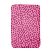 Retro Pink Cheetah Print Trendy y2k Aesthetic バスマット (正面縦)