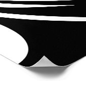 Retro Pink Classic Car Front Pop Art Illustration ポスター (角)