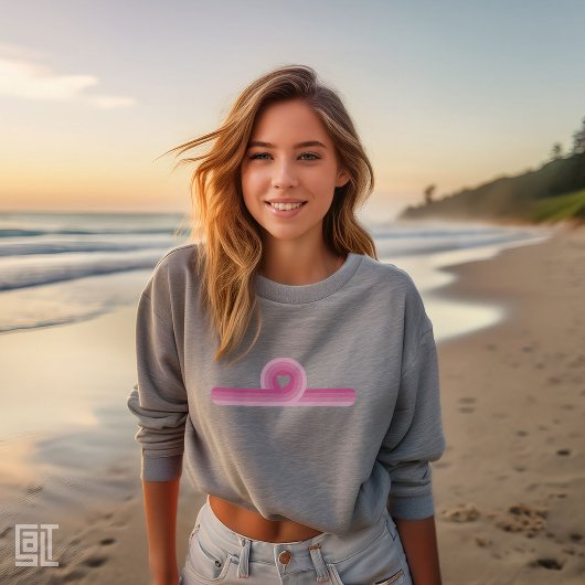 Retro Pink Heart Sunset Aesthetic Tシャツ