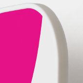 Retro Pink Lollipop Three Circle Stripe with Name ピックルボールラケット (左詳細)