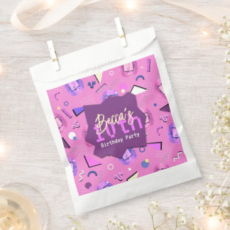 Retro Pink Tamagotchi Birthday フェイバーバッグ